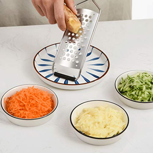 Rallador de queso Kadimendium acero inoxidable y silicona miniatura 2