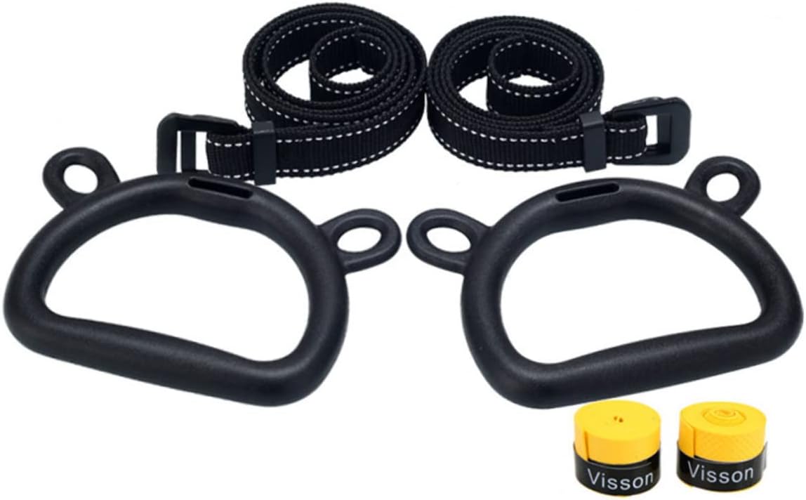 2pcs Palstic Children Workout Rings Indoor Exercise Accessory Gymnastic Rings Childrens Stickers Golf