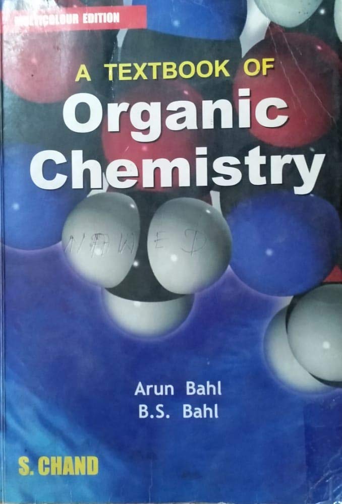 S Chand & Co Ltd Textbook of Organic Chemistry