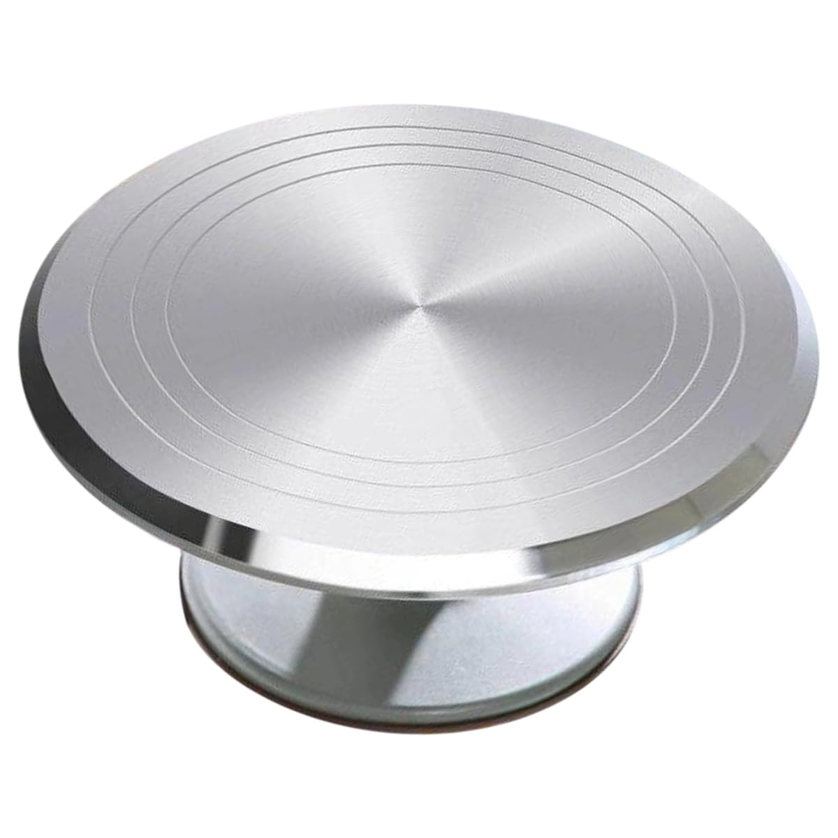 UDSKNV[KSL Metal Stainless Steel Pastry Cake Stand Tool Rotating Cake Stand Aluminum Alloy Turntable Cake Decoration Accessory Set