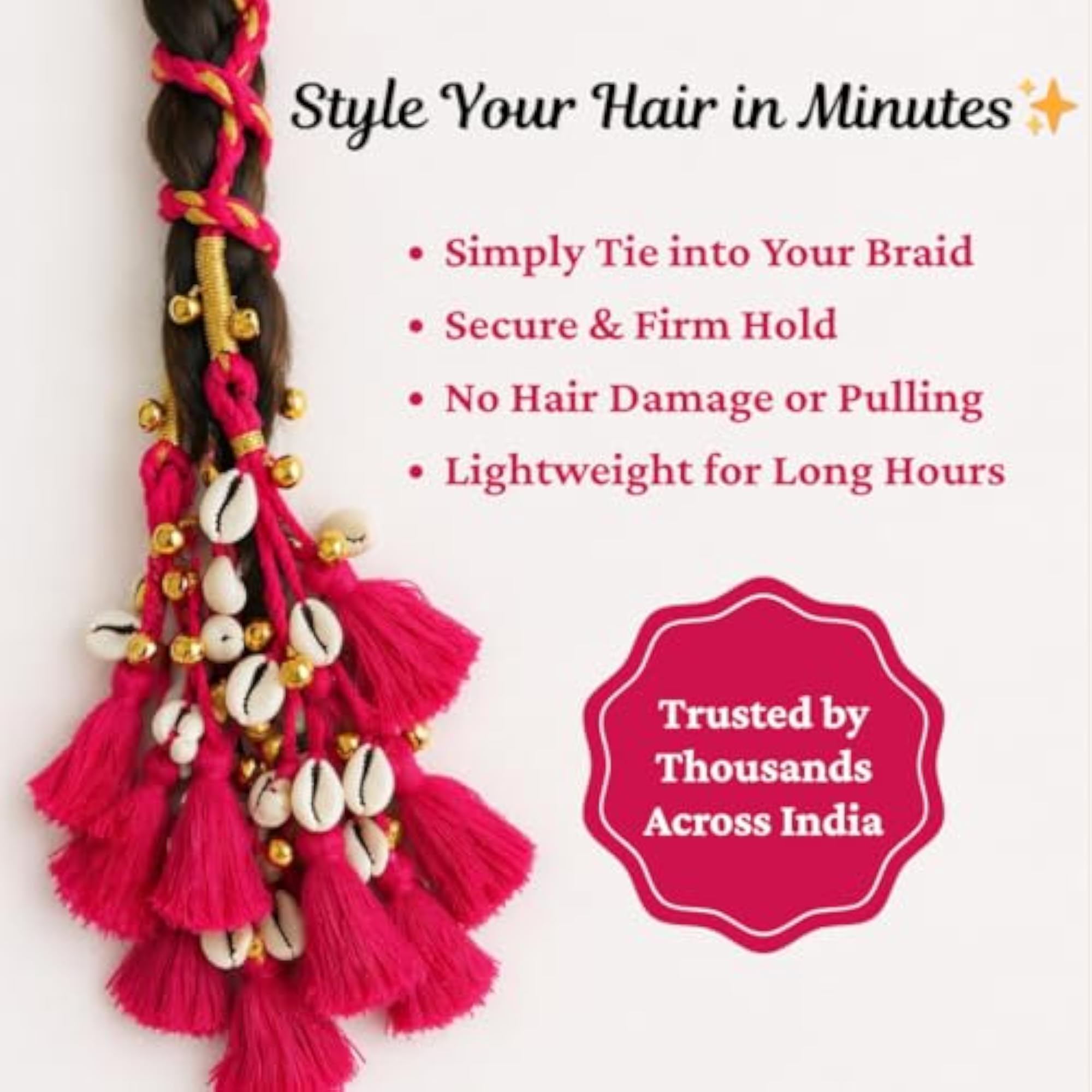 Handmade Boho Paranda Hair Accessory for Women