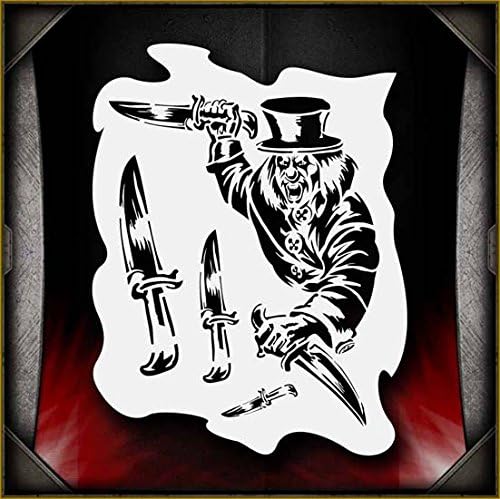 Clowns 5 AirSick Airbrush Stencil Template