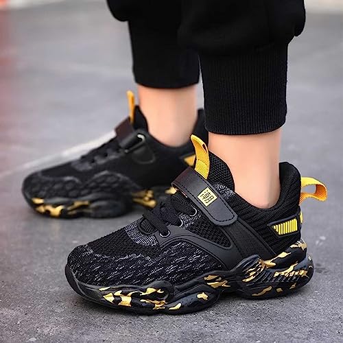 Boys Girls Tennis Running Shoes Kids Soft Mesh Breathable Athletic Sports Gym Sneakers for Little/Big Kid2