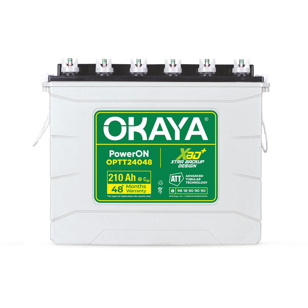 OKAYA OPTT24048 210Ah Inverter Battery