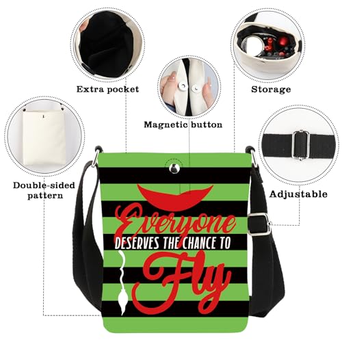 CMNIM Witch Crossbody Bag With Adjustable Strap - Themed Gifts for Halloween Parties3