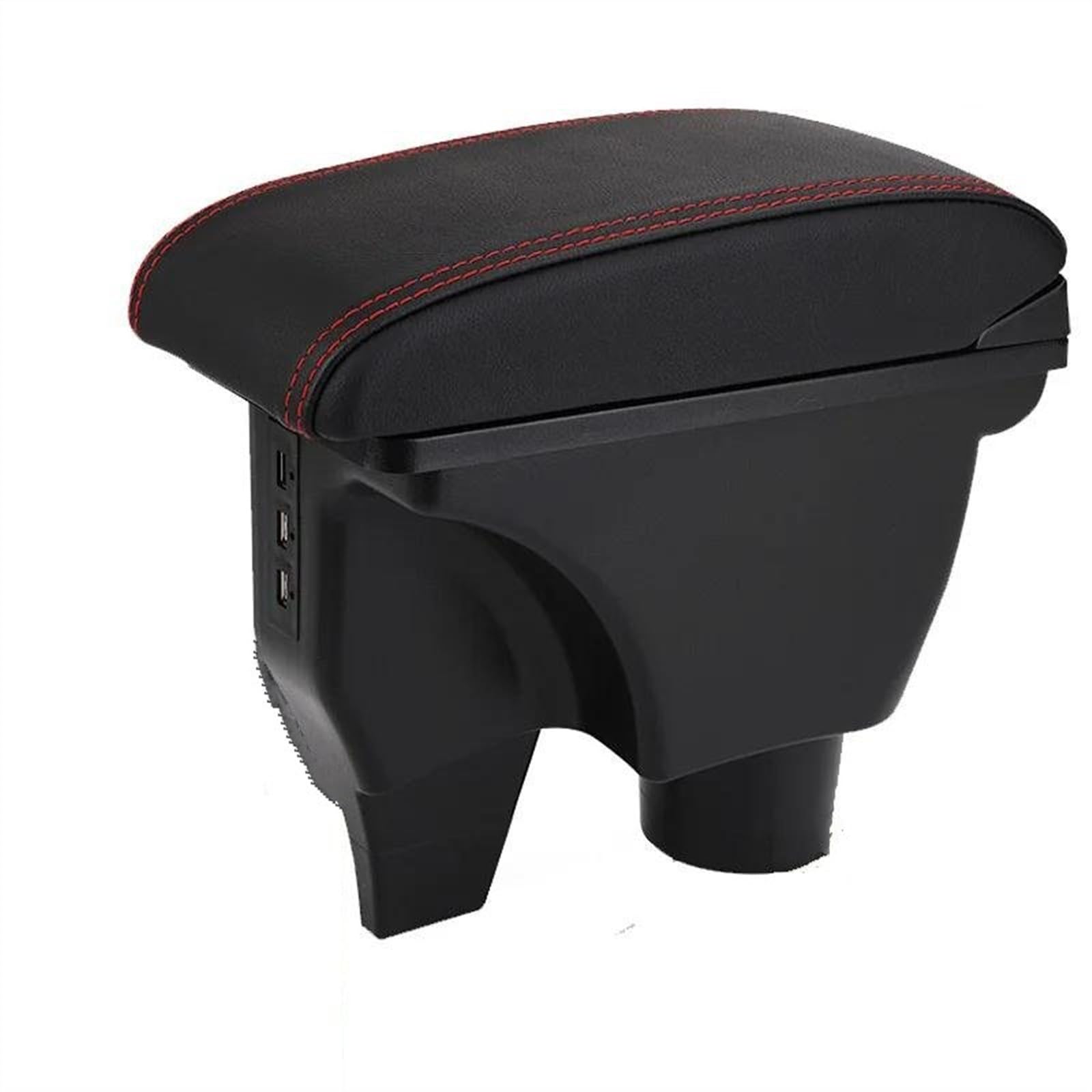 NOHEEU Car Armrest Box Accessories Interior Parts Details Storage Retrofit For Yaris For Vitz(B1Genuine leather)
