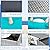 Shintenchi 7 Pieces Outdoor Patio Furniture Sets, Patio Sectional Sofa Couch, Silver Gray PE Wicker Furniture Modular Patio Conversation Sets Patio Sofa with Washable Cushions & Coffee Table (Blue)