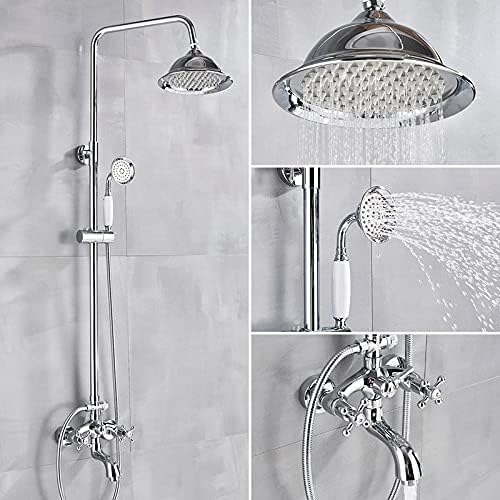 Pomme de douche à effet de pluie et robinet mural pour transformer votre bain