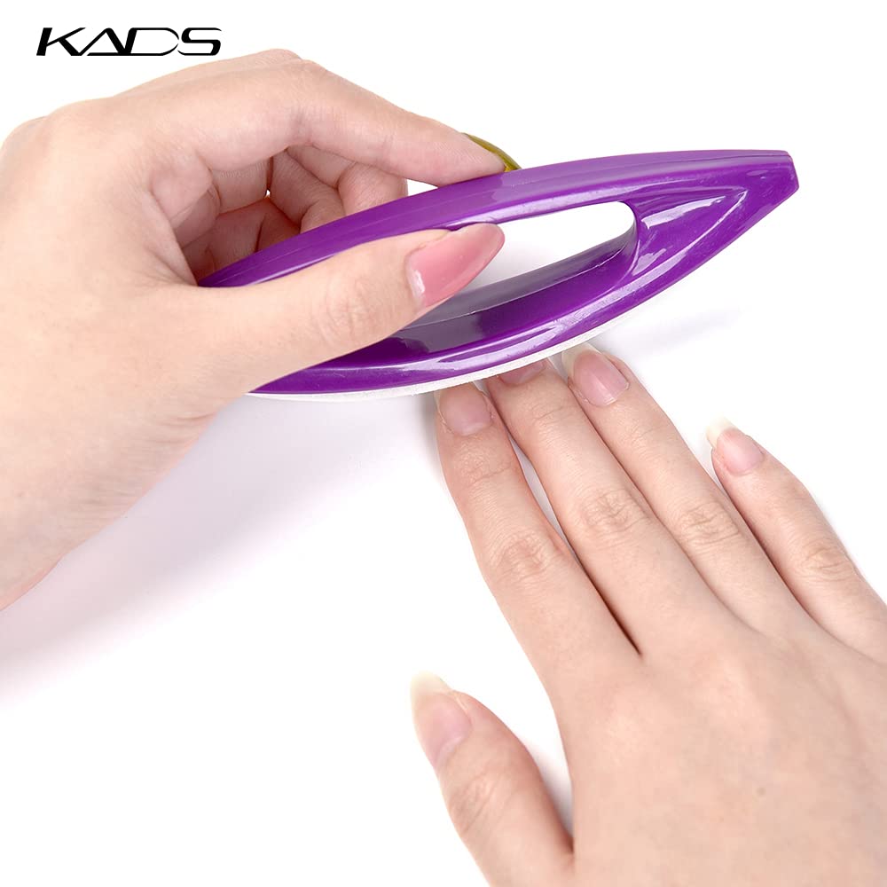 KADS Lot de 2 polissoirs à ongles en chamois pour ongles brillants et brillants