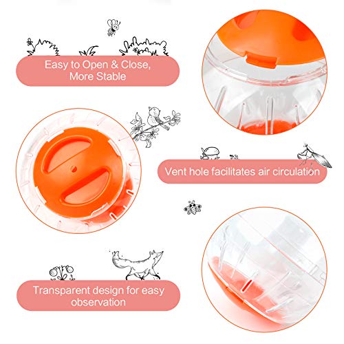 Hamster Ball 2 Pcs Hamster Gerbil Palle da