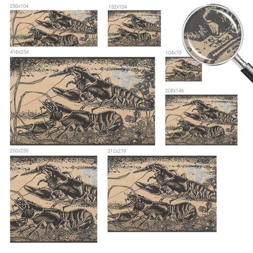 Papel tapiz autoadhesivo para tapar imperfecciones Tulup 152x104 cm diseño cangrejo de río 6