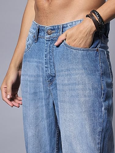 Image of HIGH Star Men's Regular Fit Mid Rise Jeans
