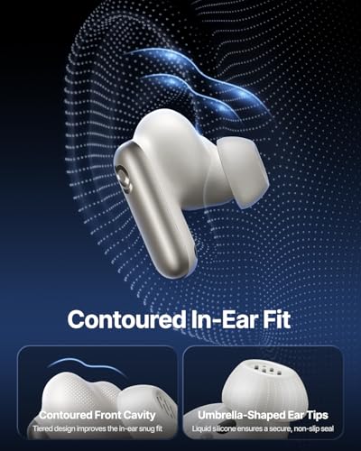 Image of Baseus Inspire XP1 Adaptive Noise Cancelling Earbuds, Sound by Bose, Dolby Audio, Premium Real-Time Adaptive ANC, Adaptive Tuning Sound, Natural Fit Design, 6-Mic Adaptive Clear Calls, 45H Playtime