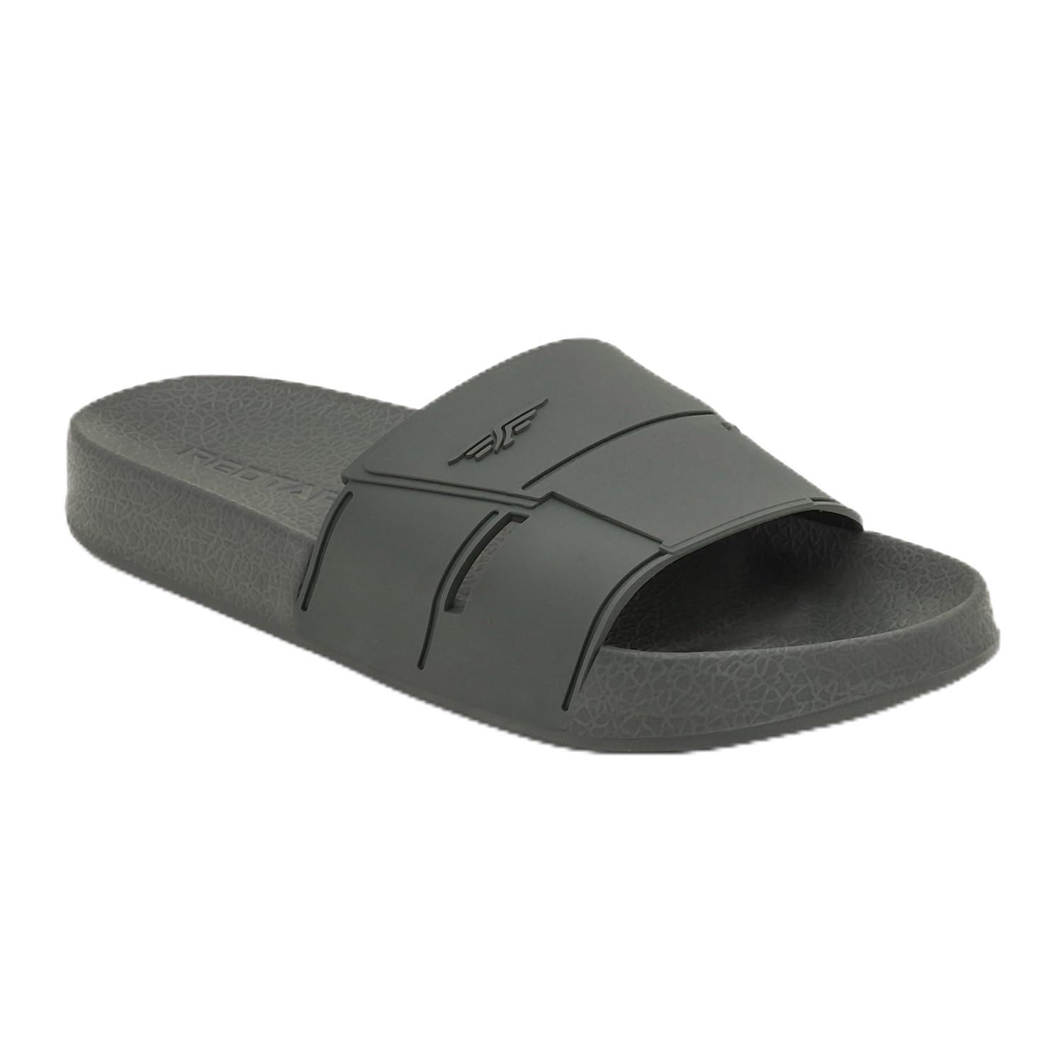 Red Tape Pool Sliders for Men in Green - Image 1