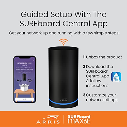 Arris Surfboard mAX 6E W161 Tri-Band Mesh Wi-Fi 6E System Router Review