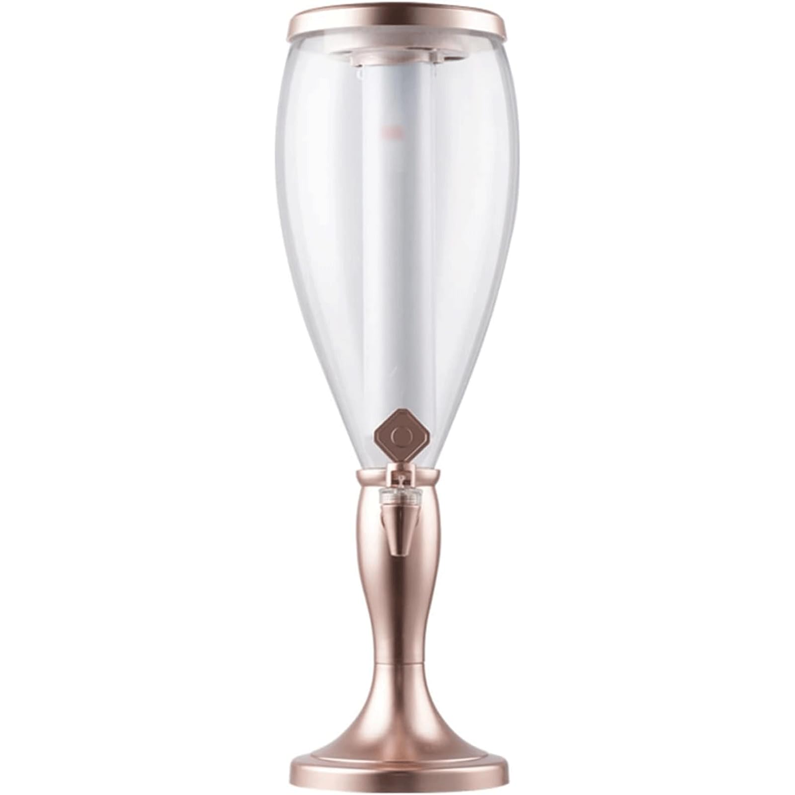 Dispensador Dispensador de torre de cerveza de gran capacidad de 5L/169OZ, torre de bebidas con carámbano luminoso extraíble y lavable, contenedor de cerveza comercial Cerveza