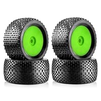 Amazon | 4個の140mm 1/8 RCレーシングカーオフロードバギー