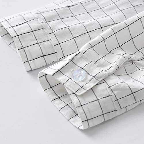 Plaid Shirt for Kids Boys Western Outwear Vintage Buffalo Check Coat Tartan Plaid Shirt Button Down Lapel Dress Jacket3