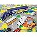 METRO Deluxe City Speed Racing 40Piece Mini Toy Die-Cast Vehicle Play Set, comes with Street Play Mat, Variety of Vehicles