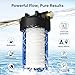 Kintim Whole House Water Softener Alternative, 4-Layer Scale Inhibition Filter with 25,000 Gallons Capacity, Reduces Chlorine and Prevents Scale Buildup on Shower Head, Dishwasher, and More