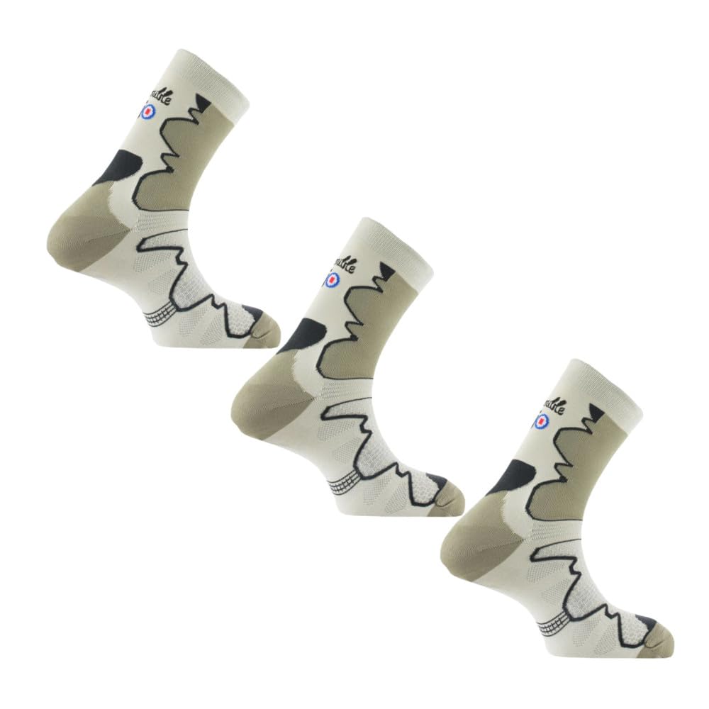 Thyo - Lot de 3 paires de mi chaussettes Double-Trek pour randonnée