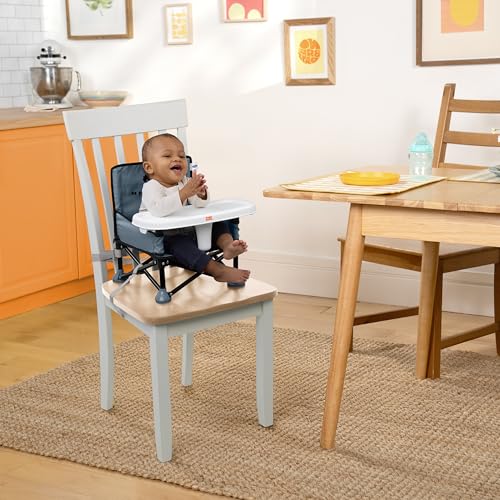 Image of Bright Starts Ford Bronco Pop 'N Sit Portable Booster Chair, Floor Seat, Indoor /Outdoor Use, Compact Fold, Area 51 Color, 6 Mos - 3 Yrs (Pack of 2)