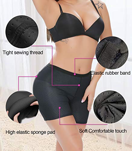 SEXYWG Womens Butt Lifter Padded Panty Shapewear Hip Enhancer Underwear Body Shaper Boyshorts4