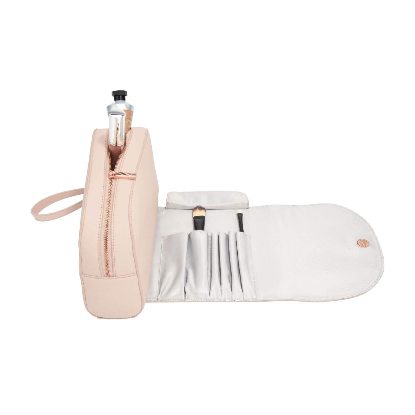 Stackers Kosmetiktasche zum Umwickeln, Blush Pink