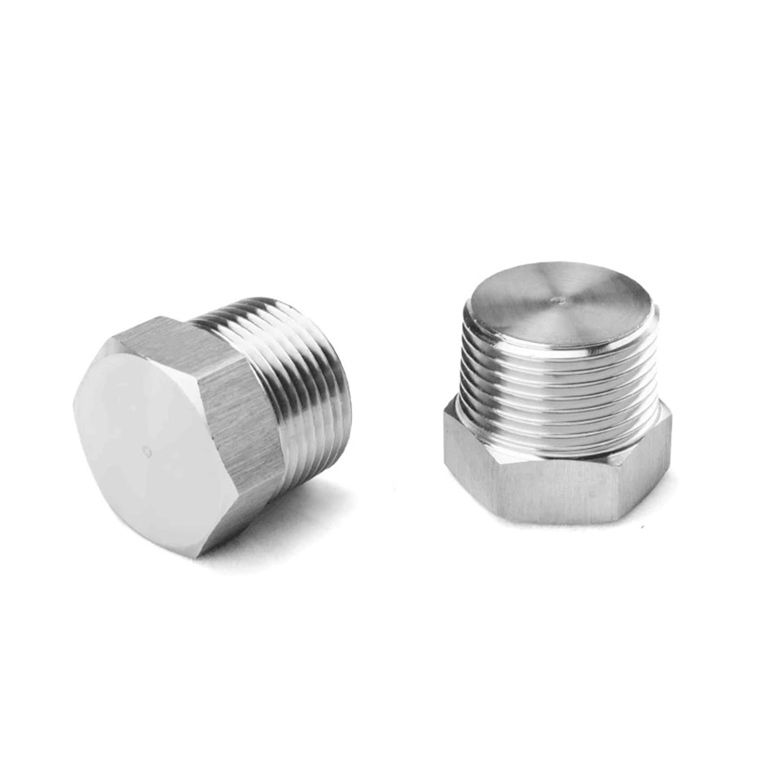 1pc 1/8" 1/4" 3/8" 1/2" 3/4" 1" M12 M14 M16 M18 M20 BSPT NPT Metric Male 304 316 Stainless Steel Hex Head End Cap Pipe Fitting(M12x1.5)