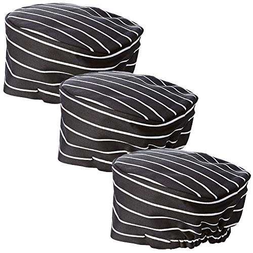 Chef Code 3-Pack Chef Beanie All Around Use (Chalkstripe)