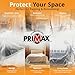 PRIMAX Clear Plastic Drop Cloth 9x12 ft (3 Pack) – Waterproof Painters Plastic Sheeting for Painting, Furniture Covers & Dust Protection – Easy Cleanup, Mess-Free Solution for Painting or Renovations