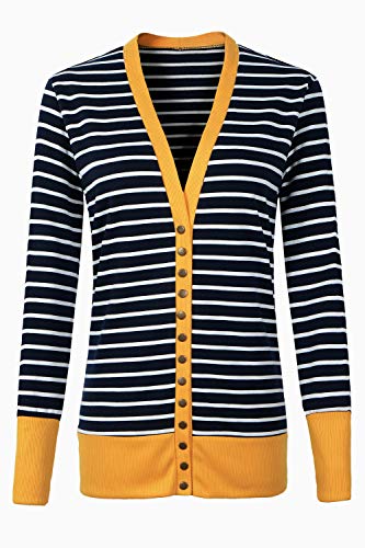 Women's Button Down Cardigan Long Sleeve Tops Shirts Outwear Solid Knit Ribbed Open Front Cardigan Sweaters4