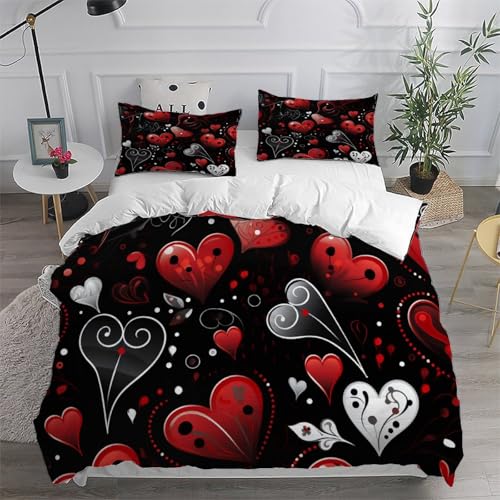 Housses de couettes microfibre super douce imprimé feuillage vert et animaux 135x200cm - 6