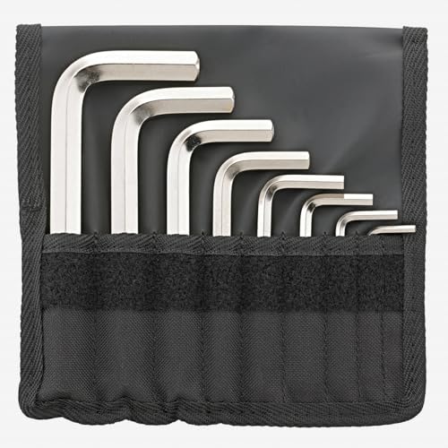 Stahlwille 10760aCV/8 L-Key Set dans une pochette, SAE, 8 pièces