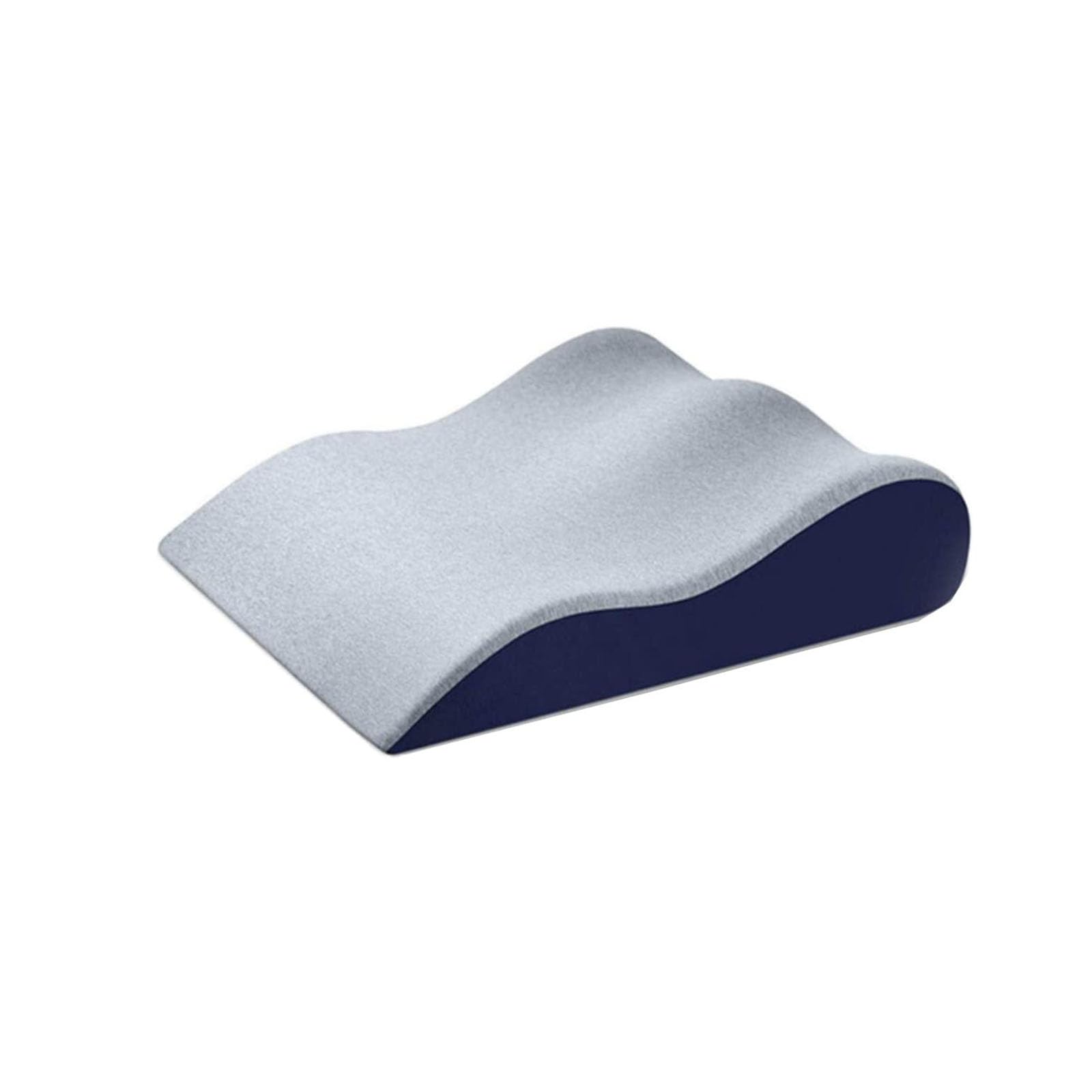 Cuscino rialzato per le gambe con parte superiore in memory foam, sollevare e ridurre gonfiore, mal di schiena, dolori all'anca al ginocchio, ideale dormire, leggere, rilassarsi, fodera traspirante