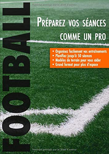 Cahier Tactique Football Format A4 Carnet D'entraîneur De Football FORZA - Format A4, 100 Pages | Planification Tactique, Séances, équipement Cahier De Texte