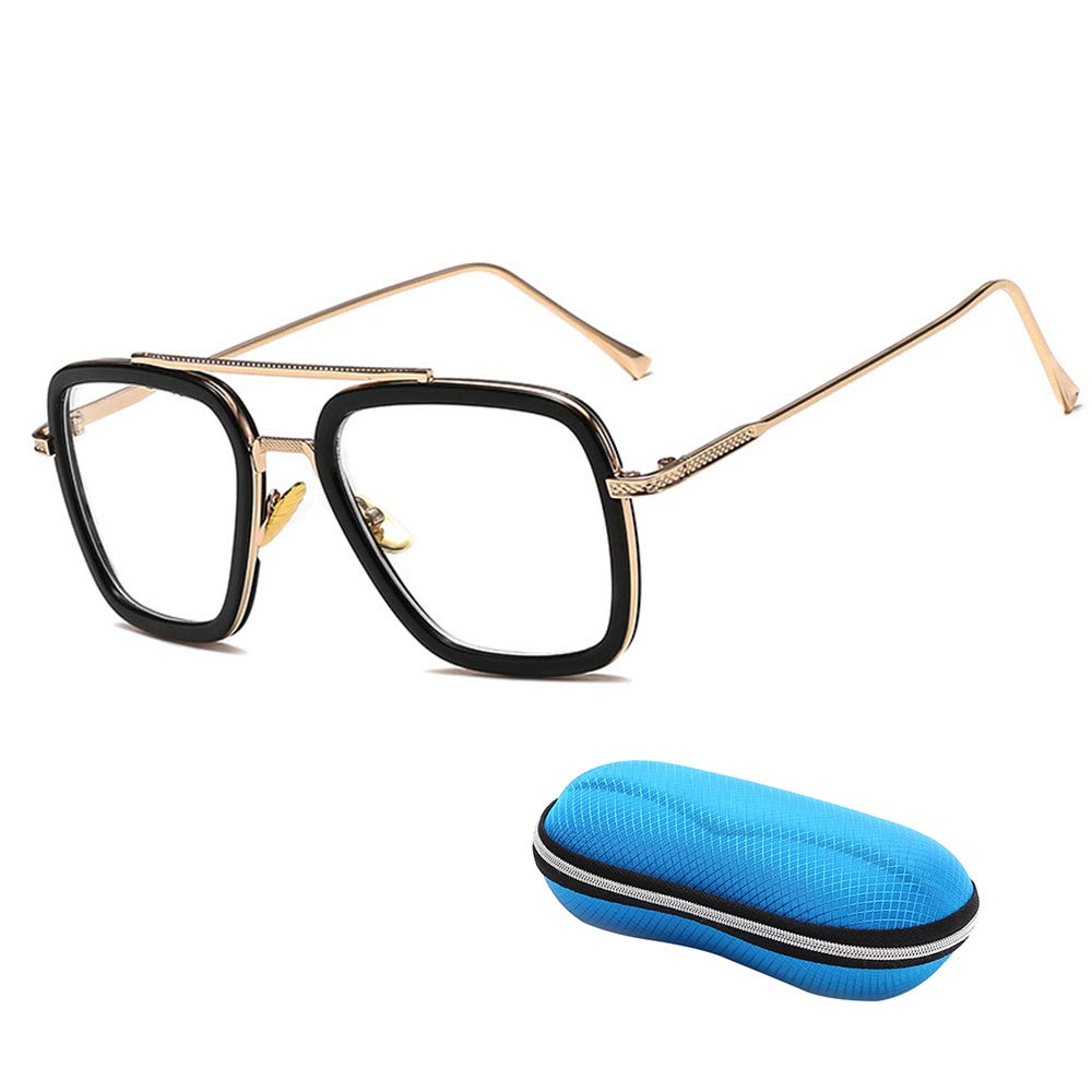 Gafas de Sol Polarizadas Deportes HD,Iron Man con Elegantes y Coloridas Gafas de Sol Cuadradas,Gafas de Sol Antirreflejos Antirreflejos de Conducción,Aptas para Viajes/Conducción/Fiesta/Playa/Compra