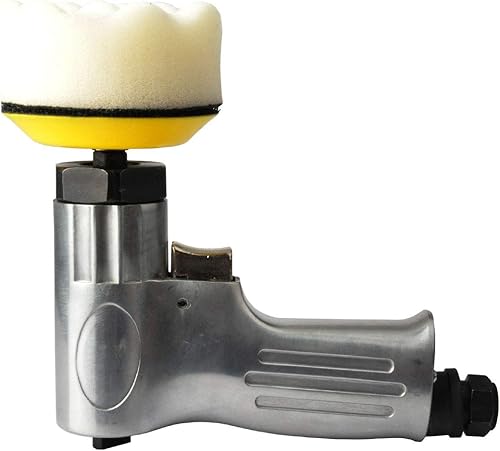 Miniatura 5 de PROSHI Mini kit de pulido de aire de 3 pulgadas Mini pulidor de 3 pulgadas con la almohadilla de lijado y almohadilla de forma y pulido de lana