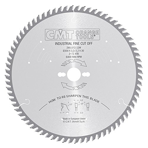 CMT Orange Tools 285.072.12M - Sierra circular 300x3.2x30 z 72 atb 15 grados silenciosa Cover