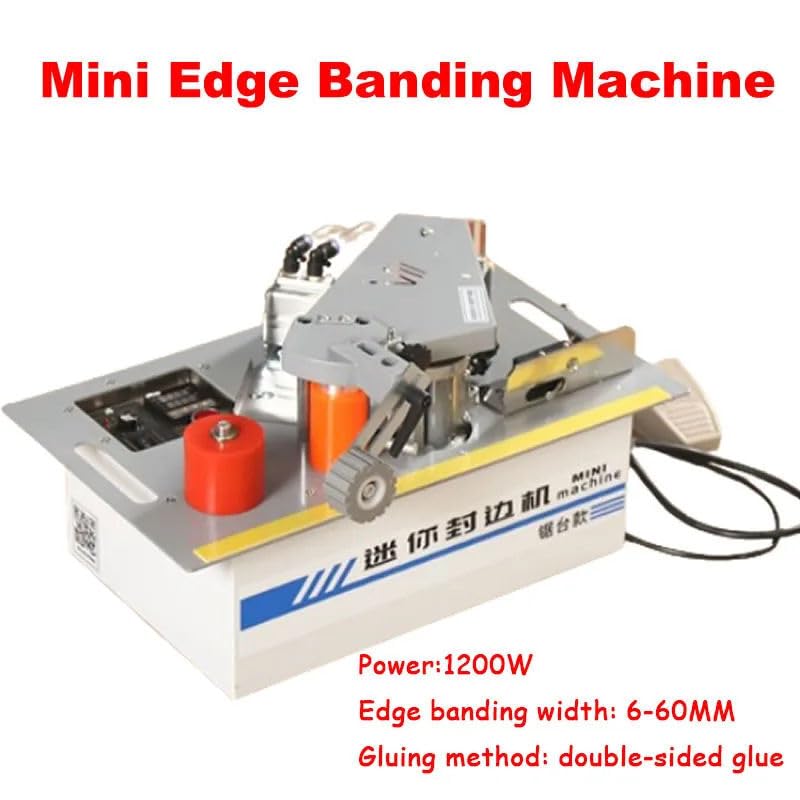 Image of LUXTER JE33 Double Track Dual Hot Gluing Portable Mini Edge Bander Machine