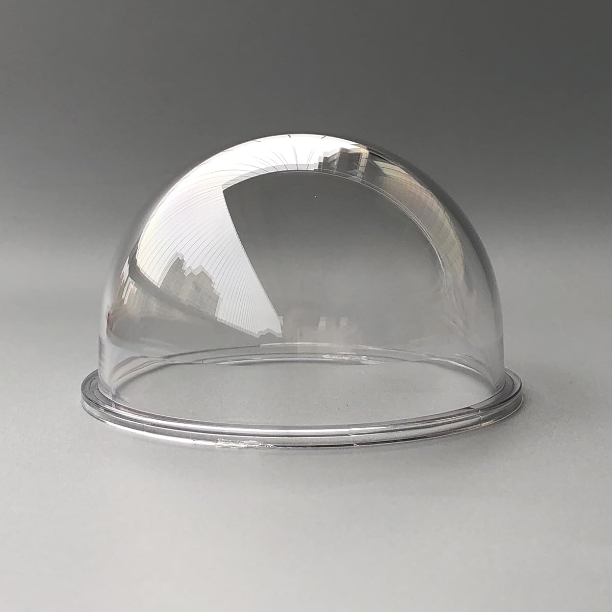 3.6 Inch Small PC Polycarbonate Clear Dome Cover CCTV Replacement Transparent Plexiglass Lens Protective Cover Security CCTV Camera Mini Dome Housing Cover Size 98.8x59.4mm