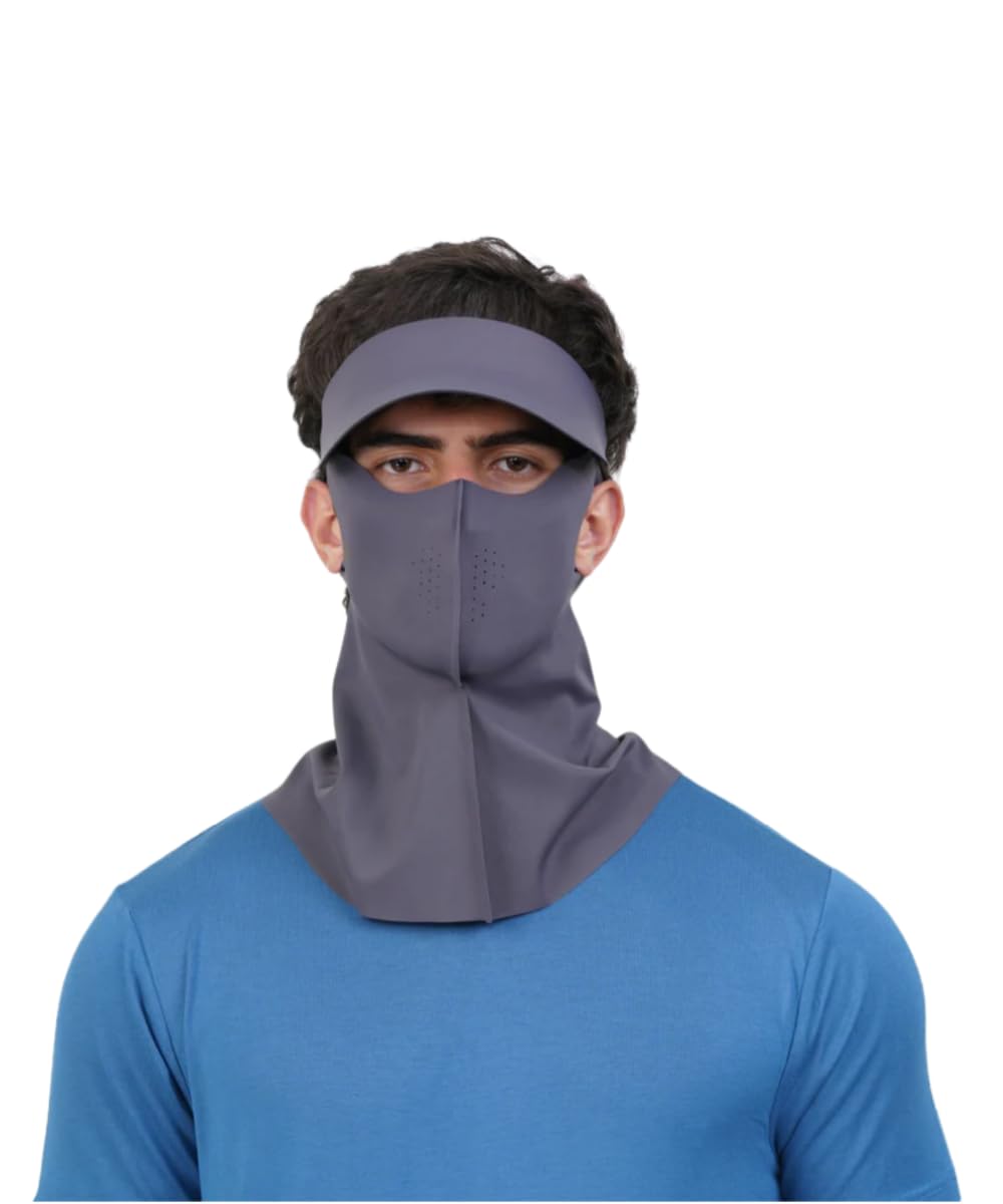 BLUE TYGA Detachable Sunscreen Visor & Face Mask UV Protection Hat with Breathing Vents for Bike Riding, Gardening & Outdoor Summer-image-18