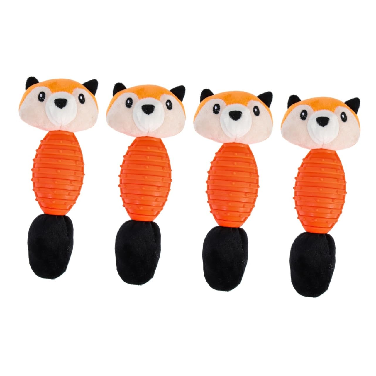 Kisangel 4piezas Juguete Interactivo para Perros Peluche Chirriante De Molar y Diseño De Juguete para Mascotas De Alta Durabilidad y Entretenimiento para Perros Pequeños y Medianos