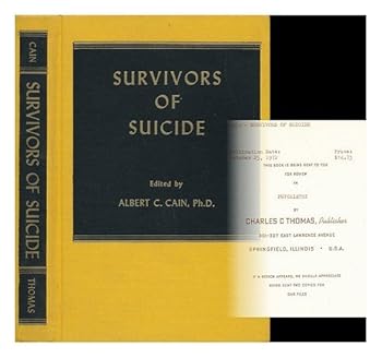 Hardcover Survivors of Suicide. by Albert C. Cain (1972-06-01) Book