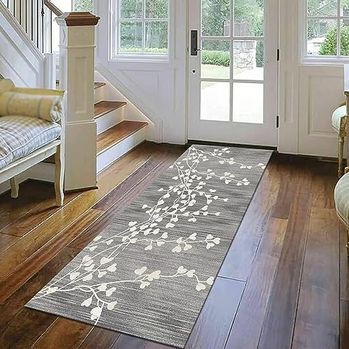 Tapis de coureurs gris pour couloir et décoration de salon moderne - 3