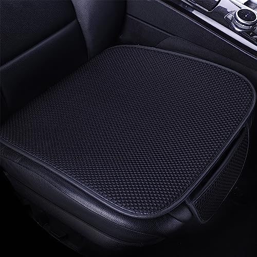 LAVIYE Seggiolino Auto Cuscino per Volkswagen VW ID.3 ID.4 ID.6 Antiscivolo Resistente all'Usura, antisudore Cuscino Sedile Auto[Senza Schienale],E Black-1