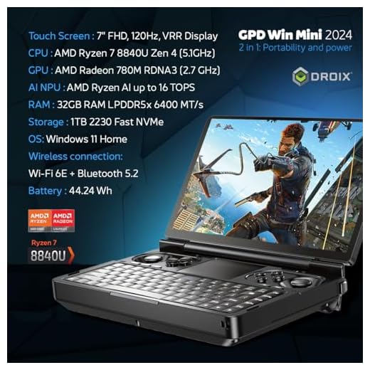 GPD Win Mini 2024 Handheld Gaming PC