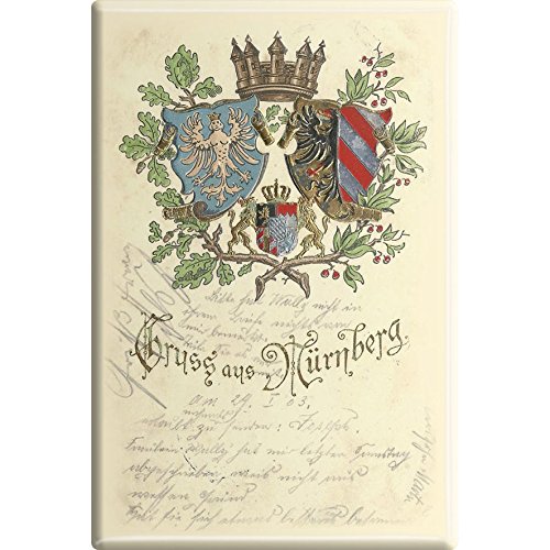 Magnete - Grasso Norimberga - Tgl circa 8 x 5,5 cm...