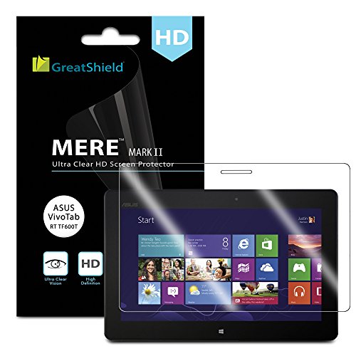 'GreatShield gs00074 Screen Protector - Screen Protectors (Tablette, ASUS, VivoTab RT TF600T, polyethylene Terephthalate (Pet), Transparent, 25.6 cm (10.1)) Cover
