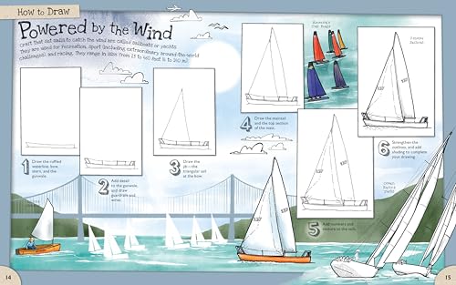How to Draw Cool Ships and Boats: A Drawing Book for Kids Packed With 100+ Sailboats, Ocean Liners, and More (How to Draw Series) - Image 4